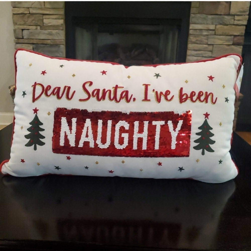 Dear Santa Pillow-NWT